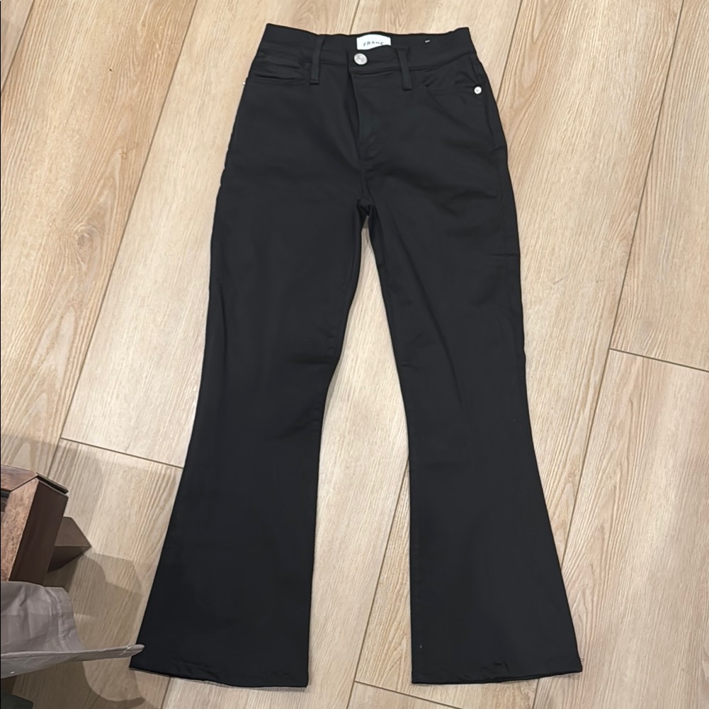 Frame Denim Lehigh Flare Black Jeans Nwot Sz 25